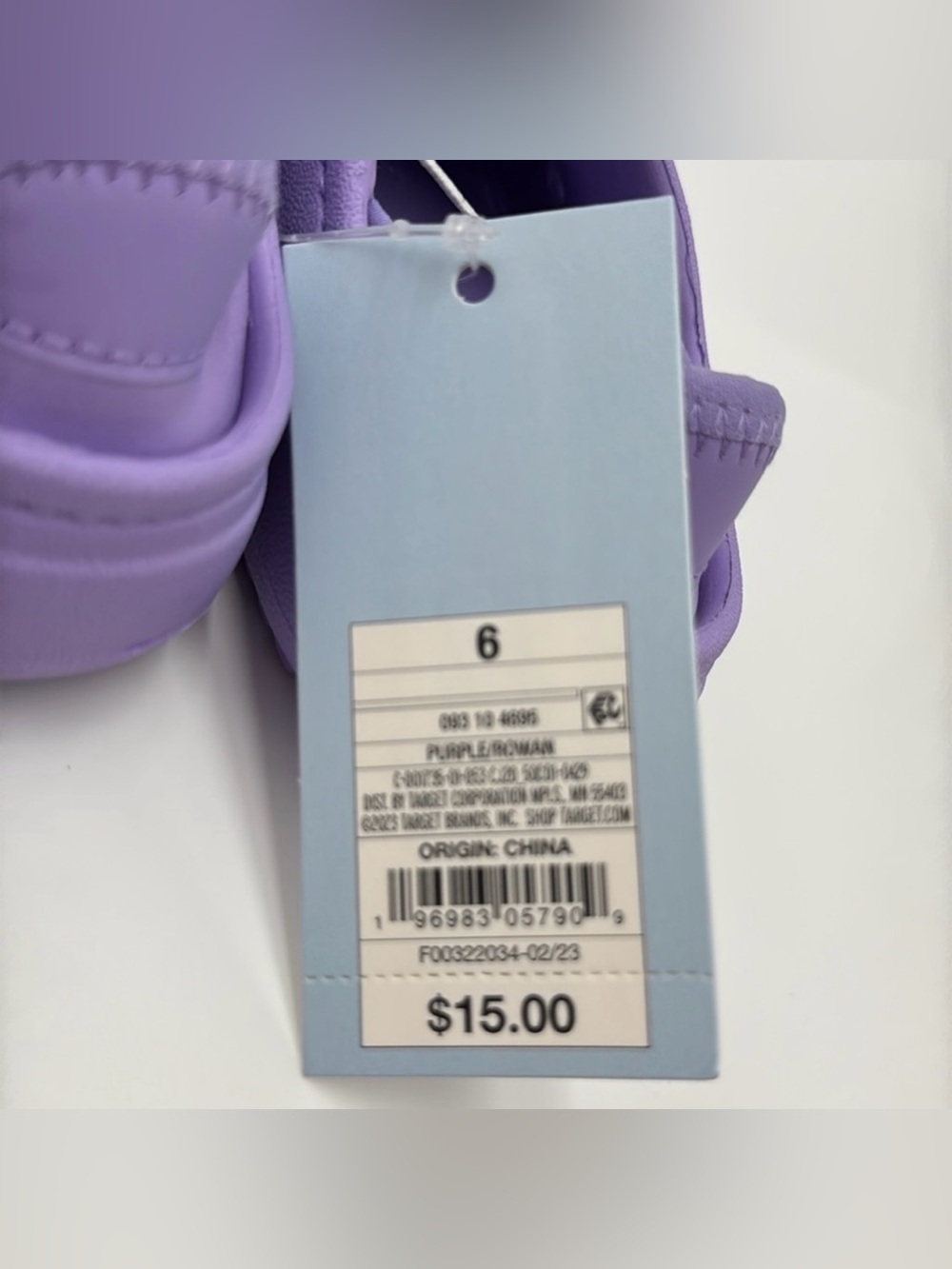 NWT Cat & Jack Toddler Girls Purple Rowan Pull-On
Slip On Water Shoes Size 6 - Picture 6 of 9